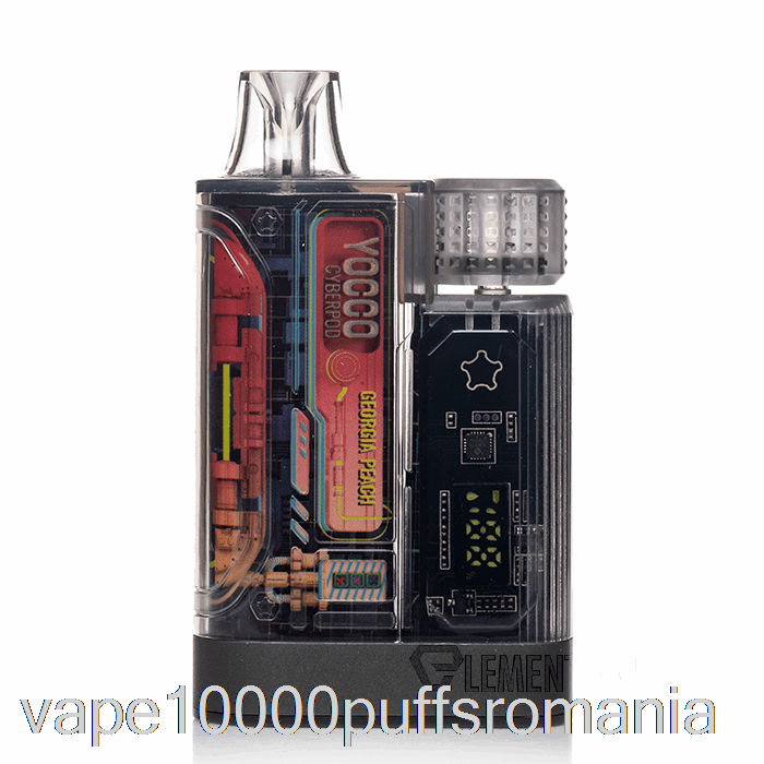 Vape Romania Yocco Cyberpod 12000 De Unica Folosinta Georgia Peach